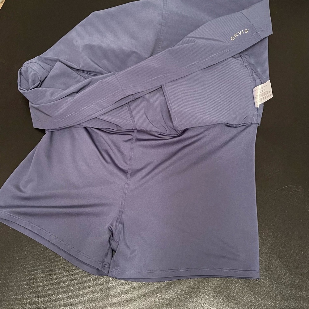 Orvis Navy Performance Skort - Picture 2 of 3